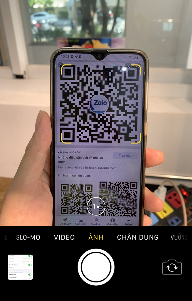 Cách quét mã Qr trên iPhone với tính năng Camera